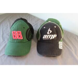 NASCAR Dale Earnhardt Jr. #88 AMP Energy Hendrick Hats Lot Of 2 Chase Authentics